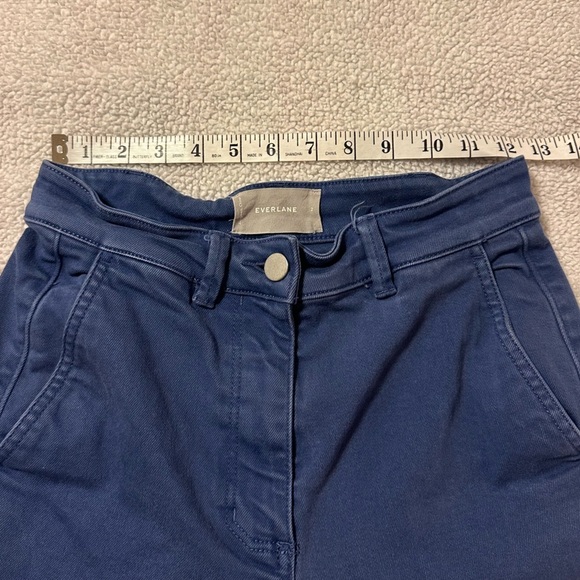 Everlane Blue Wide-Leg Cropped Chino Pants - Picture 8 of 15